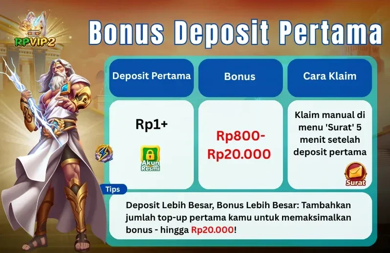Bonus Deposit Pertama